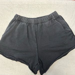 Aerie XS soft shorts in a grey wash